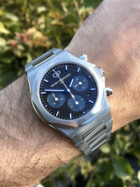 girard perregaux laureato chronograph.